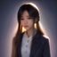 数字内容版权专家林晓燕，头像照片，女性，学术风格，图书馆背景